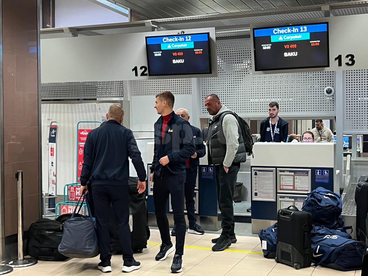 Plecare FCSB pentru meciul cu Qarabag, din Europa League