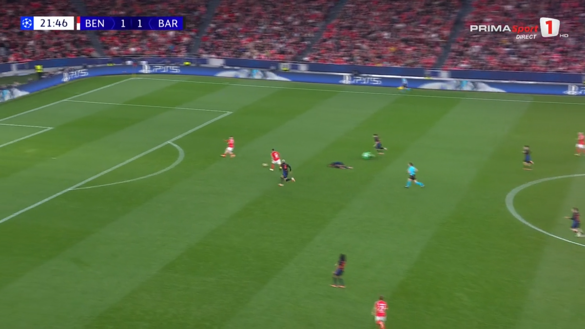 Wojciech Szczęsny, repriză de coșmar în Benfica - Barcelona