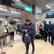 Plecare FCSB pentru meciul cu Qarabag, din Europa League. FOTO: Carmen Dumitru (GSP)