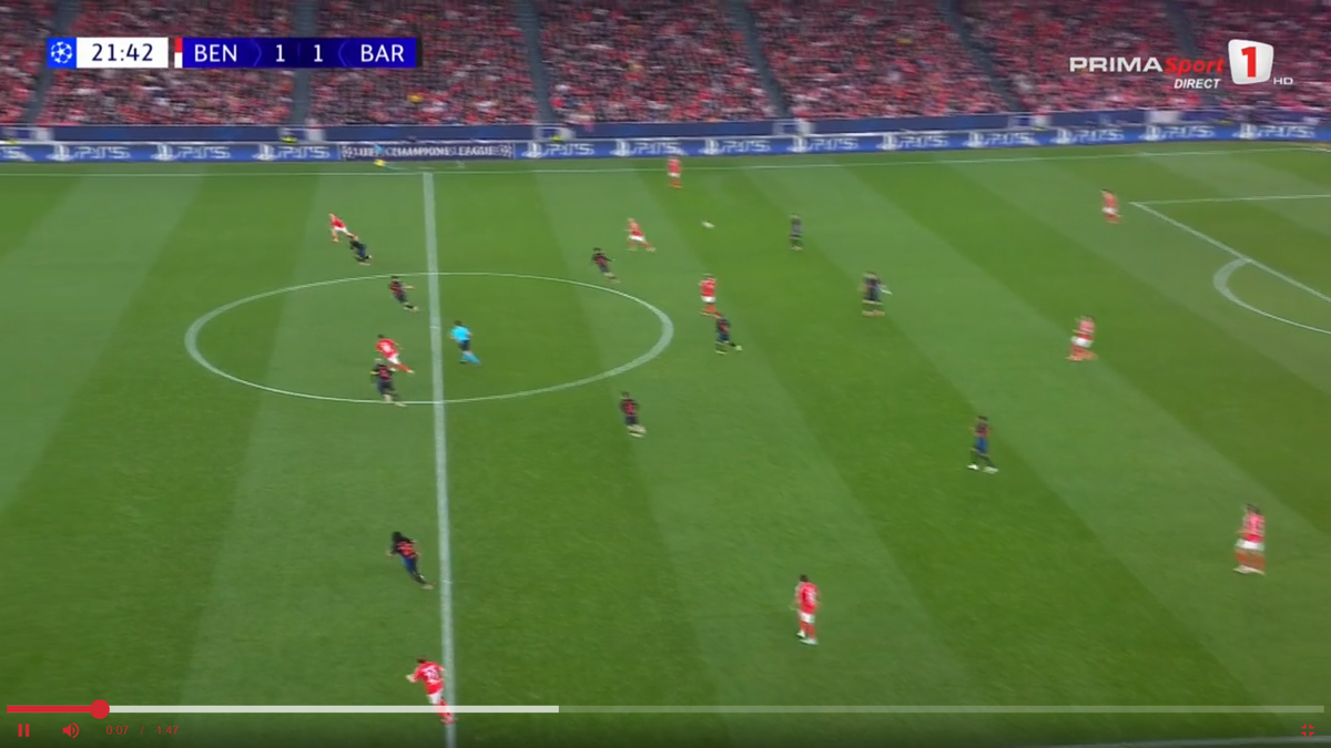Repriză groaznică pentru fotbalistul Barcelonei » A făcut meciul praf în doar 8 minute