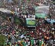 Jucătorii naționalei din Senegal au săbătorit pe străzi triumful de la Cupa Africii / foto: Reuters