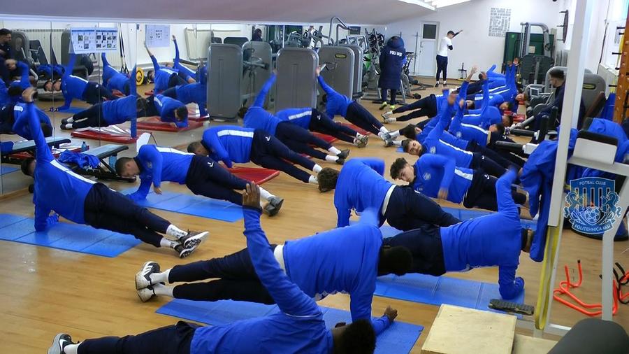 Politehnica Iași se pregătește în regim de semicantonament, acasă. Foto: Facebook @FC Politehnica Iasi Poli Iași, aproape de a se face râs cu locul 9 din Liga 3