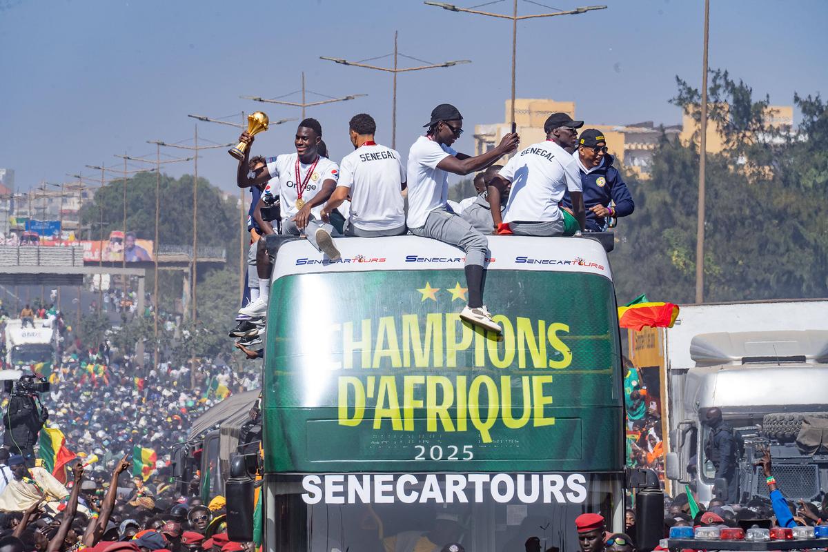 Senegalezii au sărbătorit în stradă triumful de la Cupa Africii