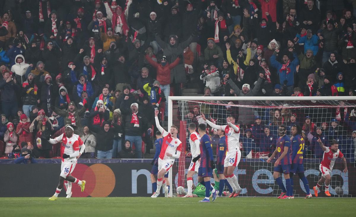 Meci de poveste la Praga! Barcelona se impune după un thriller cu Slavia » Catalanii rămân în lupta pentru primele 8 locuri