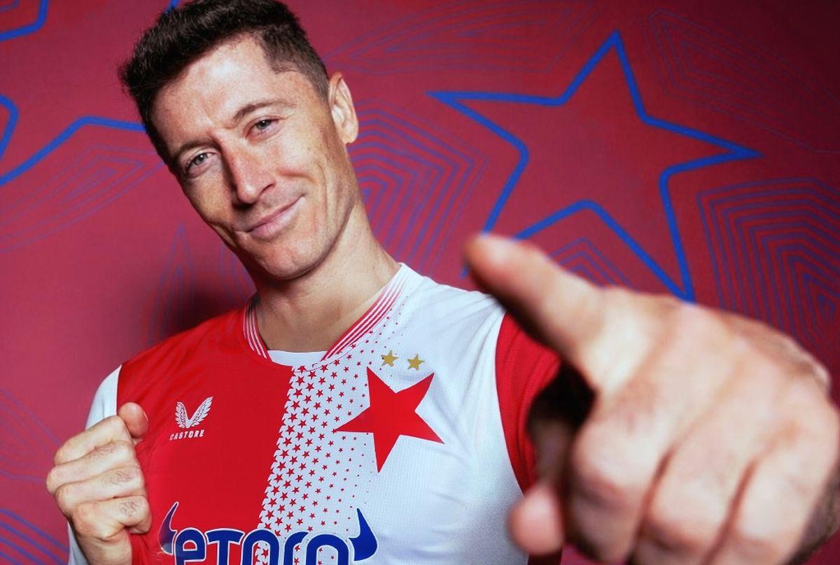 Robert Lewandowski și-a dat autogol, iar Slavia Praga a râs de el
