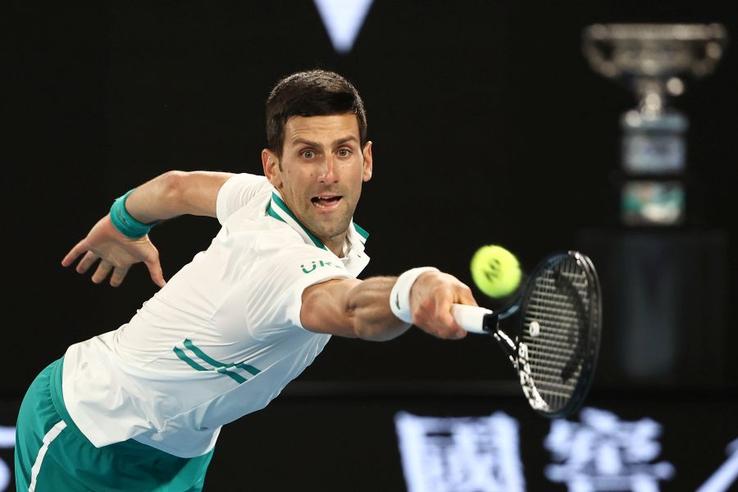 Novak Djokovic - Daniil Medvedev, finala Australian Open, foto: Getty