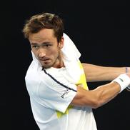 Novak Djokovic - Daniil Medvedev, finala Australian Open, foto: Getty