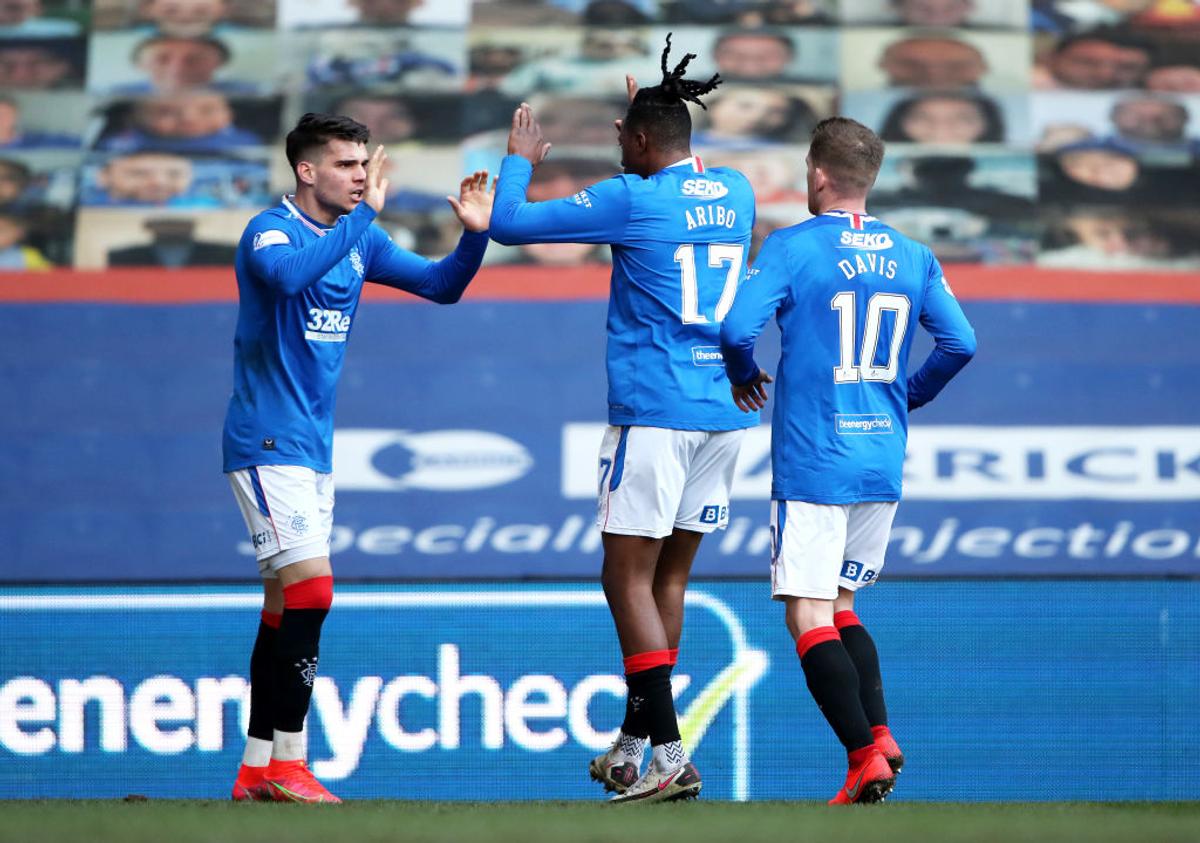 Ianis Hagi în Rangers - Dundee United, 21.02.2021 / FOTO: GettyImages
