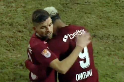 Billel Omrani, gol în Gaz Metan - CFR Cluj