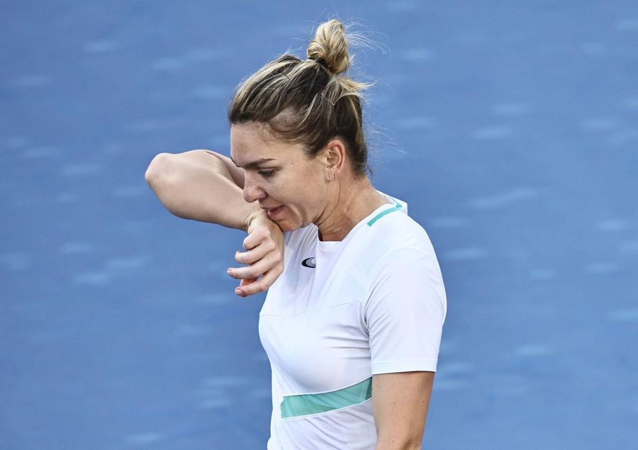 Simona Halep, învinsă fără drept de apel de Caroline Garcia la Doha. Foto: Imago Doha - România 3-1