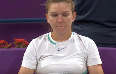 Simona Halep, de nerecunoscut! A fost eliminată în turul 1 de la Doha de Caroline Garcia