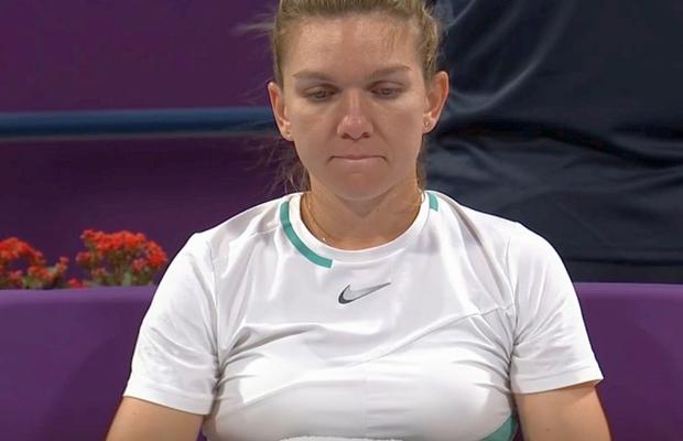 Simona Halep, de nerecunoscut! A fost eliminată în turul 1 de la Doha de Caroline Garcia