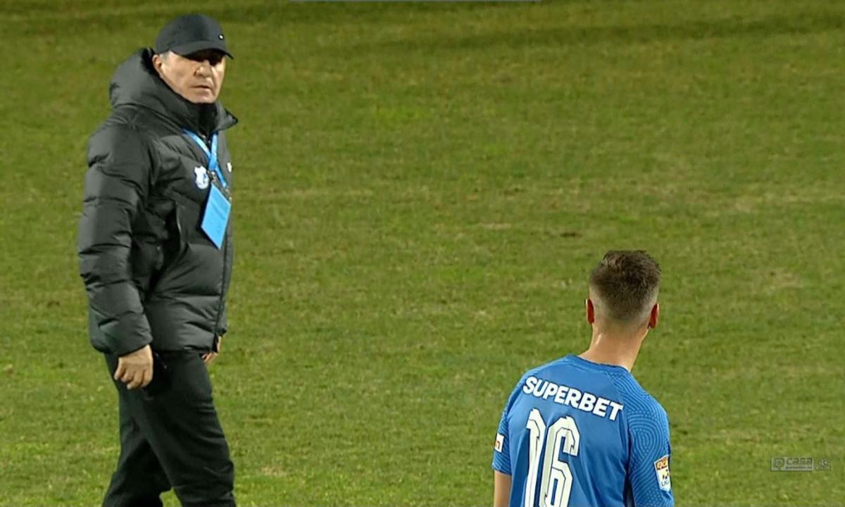 Gică Hagi și-a vărsat nervii pe un jucător » Imaginile surprinse imediat după eșecul cu FC Argeș
