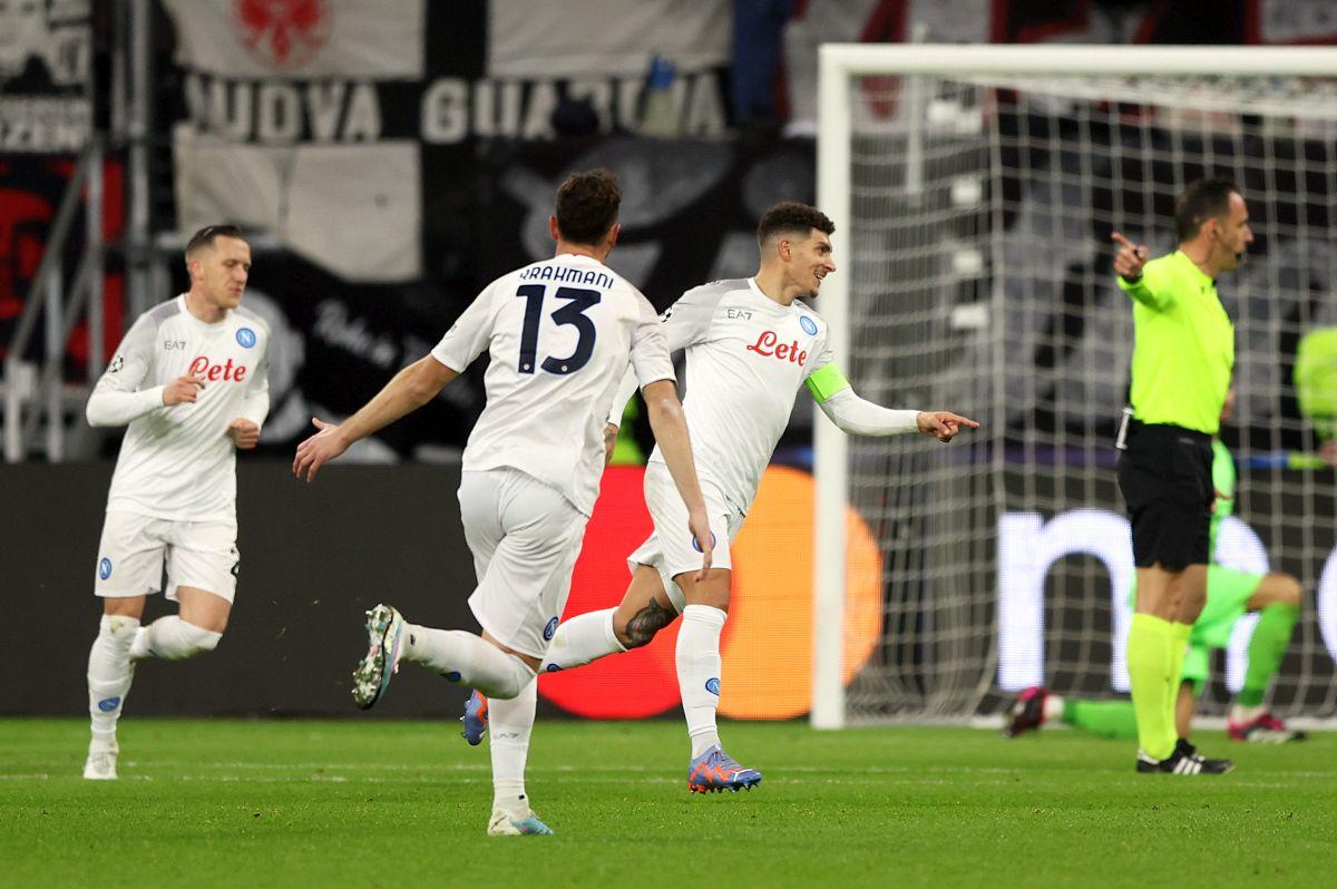 Eintracht Frankfurt - Napoli 0-2 » Liderul din Serie A nu glumește nici în Champions League! Victorie după un meci controlat cap-coadă