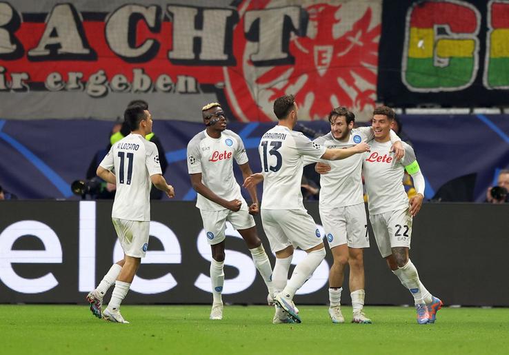 Eintracht - Napoli / foto: Guliver/Getty Images