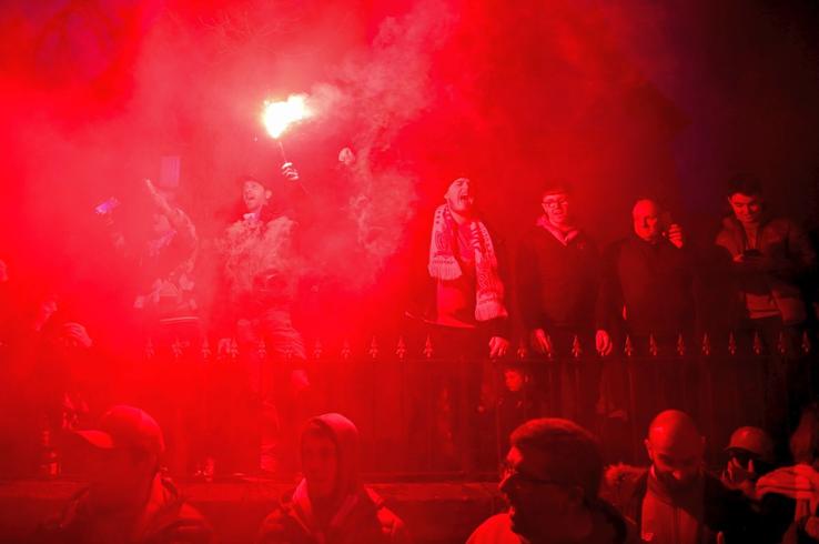 Atmosfera înainte de meci / foto: Guliver/Getty Images