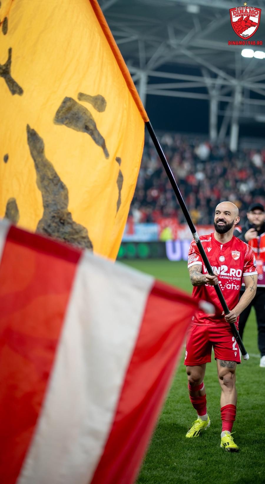 Imagine prin care Ionel Culina a ilustrat postarea cu Gabriel de Moura / FOTO: Facebook @Dinamo Promisiunea făcută de fotbalistul lui Dinamo: „Ajung pe locul 1 și mă retrag!”