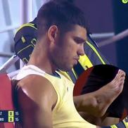 Accidentarea suferită de Carlos Alcaraz la Rio / Sursă foto: Captură SAQUE ACE