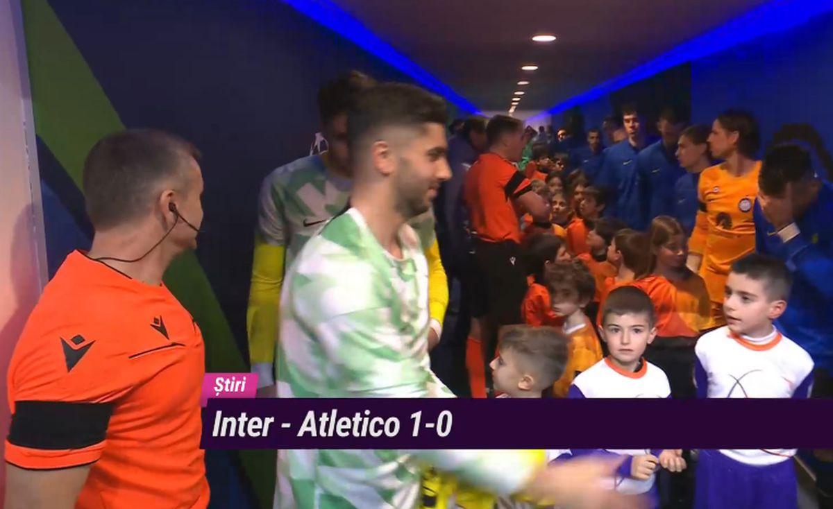 Camerele au surprins totul: ce a făcut Horațiu Moldovan înainte de Inter - Atletico Madrid