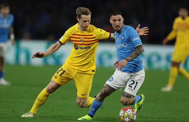 Napoli - Barcelona 1-1 » Remiză spectaculoasă pe „Stadio Maradona”, verdictul se dă în Spania