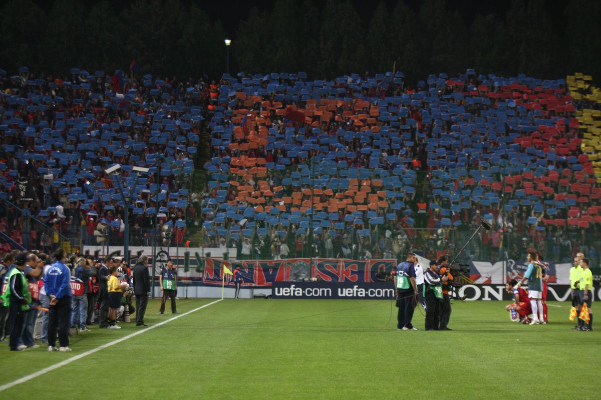 Imagini de arhivă de la duelurile dintre FCSB și Lyon