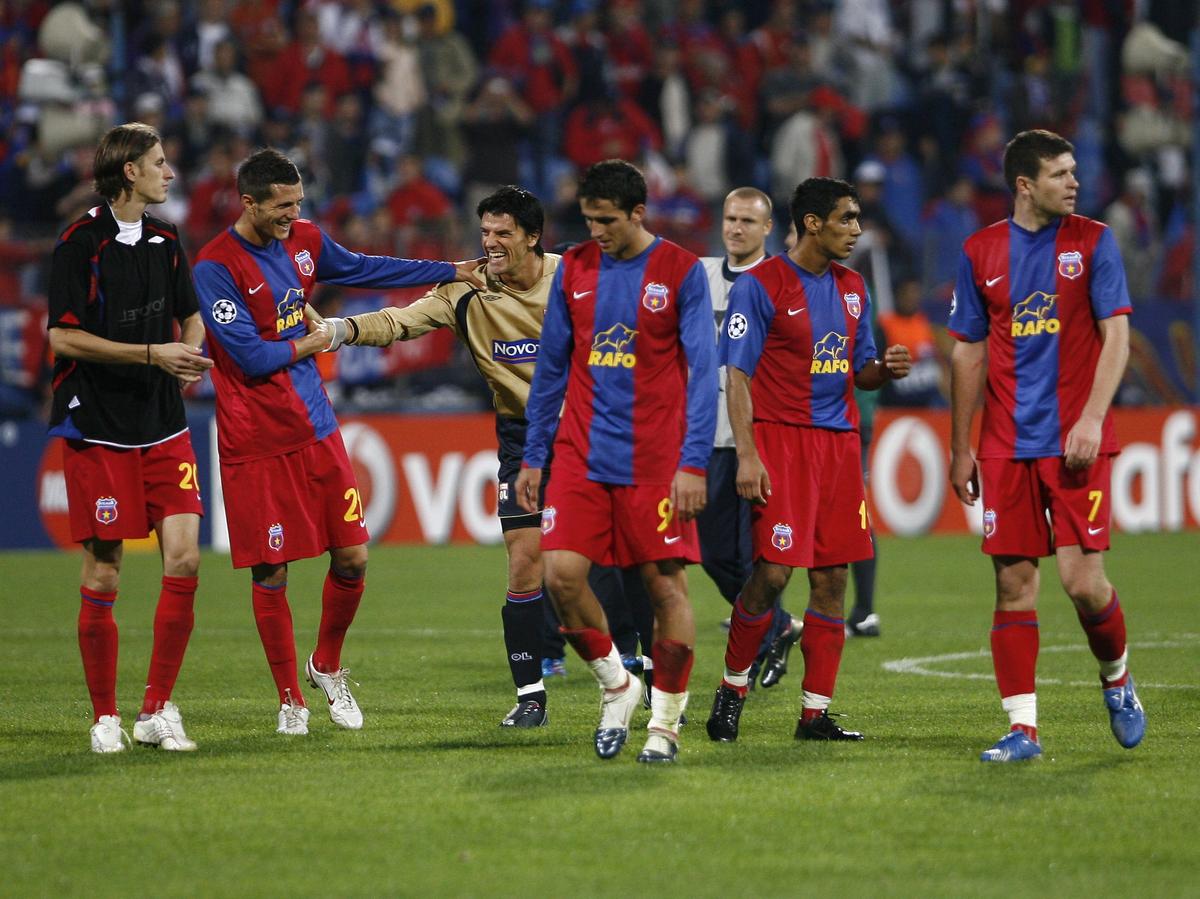 Imagini de arhivă de la duelurile dintre FCSB și Lyon