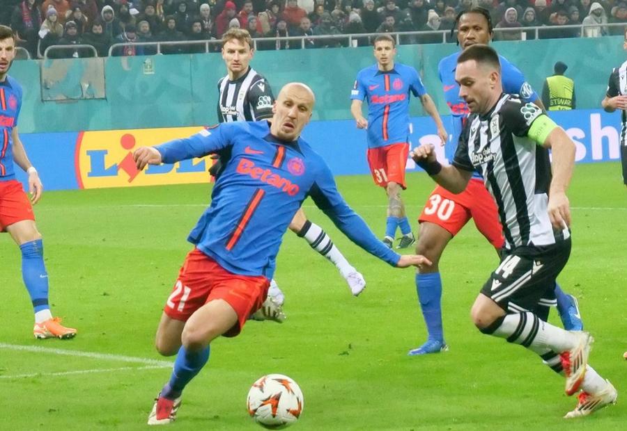 Vlad Chiricheș, evoluție de senzație în FCSB - PAOK 2-0. Foto: Ionuț Iordache, GSP L-a convins pe Gigi Becali! Jucătorul semnează în vară prelungirea + Doi fotbaliști urmează să plece de la echipă