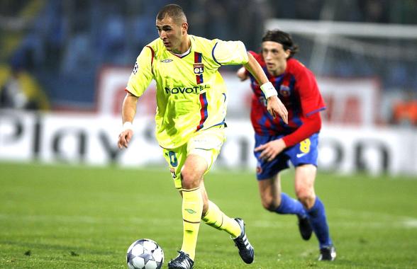 Benzema, Lloris, Juninho vs. Rădoi, Nicoliță, Dayro Moreno » Imagini de colecție: cum arătau FCSB și Lyon la precedentele 4 dueluri