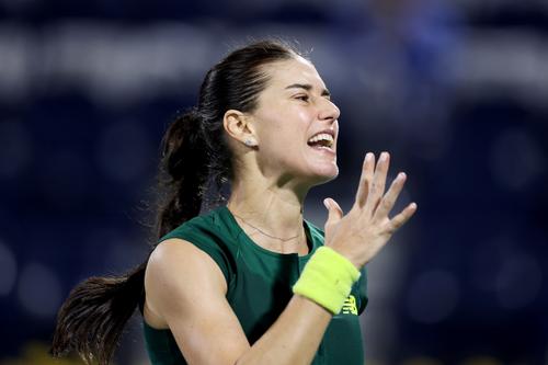 Sorana Cîrstea la meciul din sferturi de finală  FOTO Gulliver GettyImages