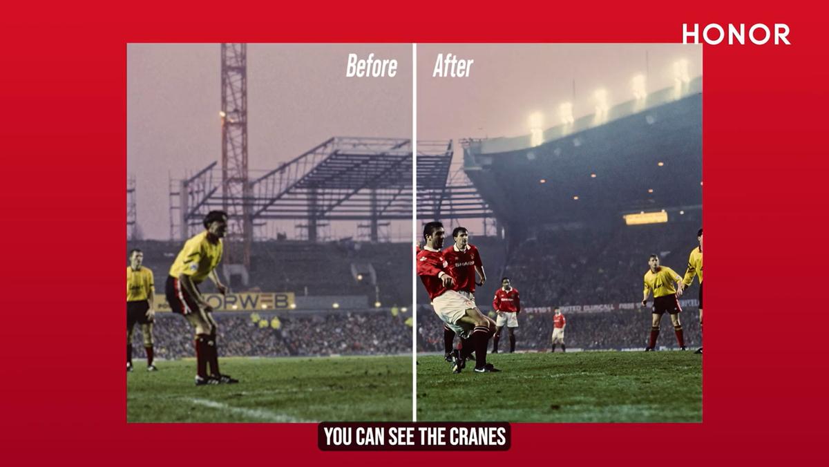 HONOR și Qualcomm restaurează 115 ani din istoria clubului Manchester United cu funcția AI Photo Upscale disponibilă pe Magic7 Pro