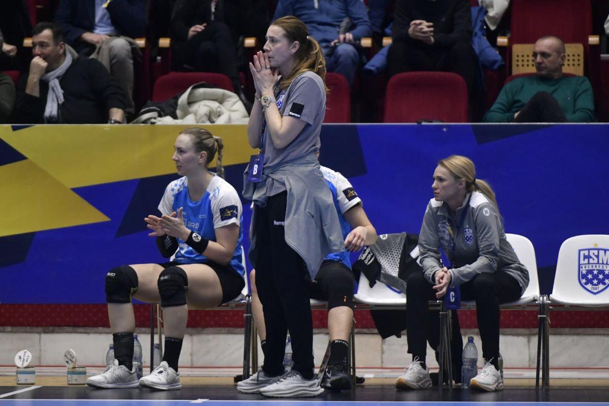 După ce CSM București s-a calificat direct în „sferturi”, Bojana Popovic a surprins: „Dorința mea era să jucăm în optimi”