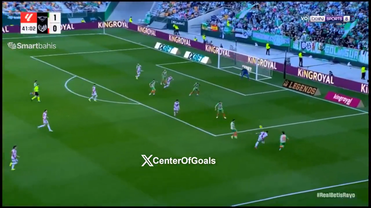 Andrei Rațiu, pasă de gol în Betis - Vallecano // FOTO: X