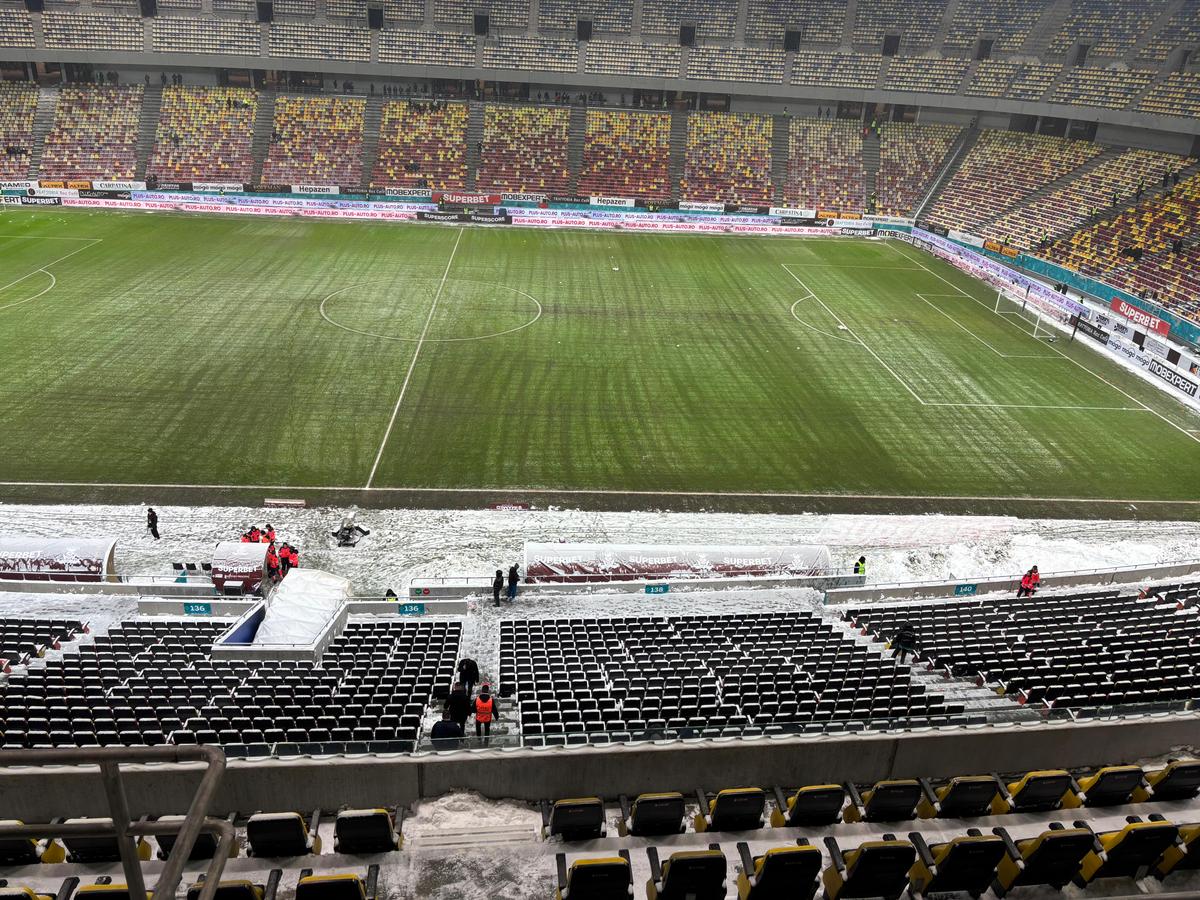 Arena Națională, cu două ore înainte de Rapid - Dinamo, etapa 28 + lojile celor două echipe