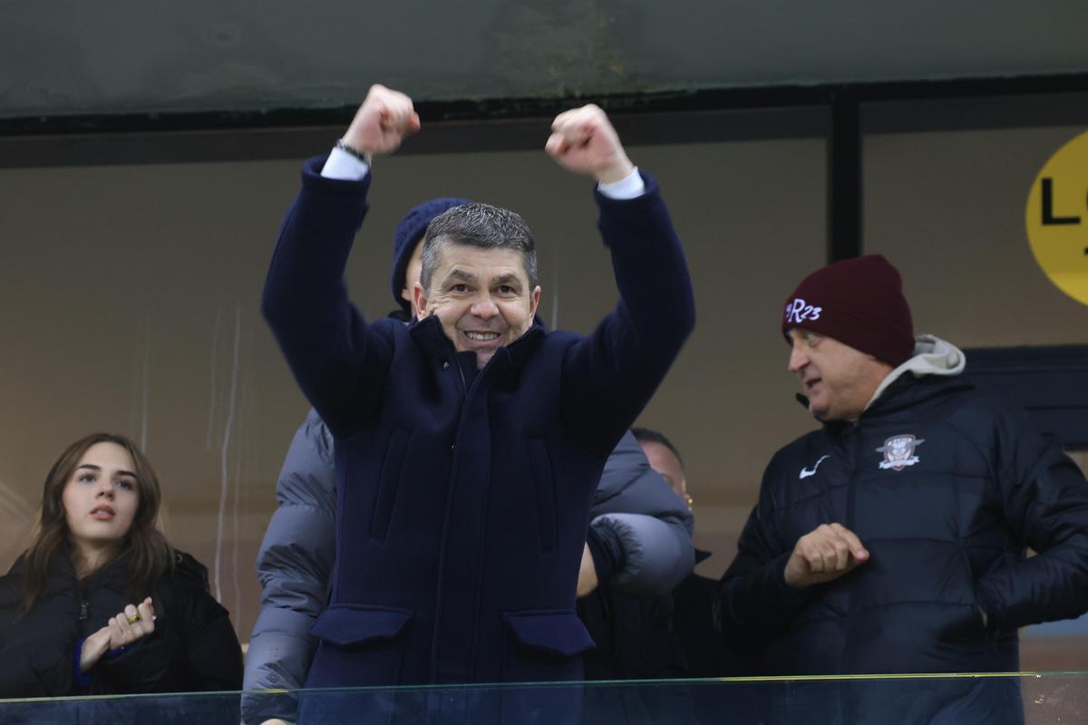 Imagini de la finalul meciului Rapid - Dinamo