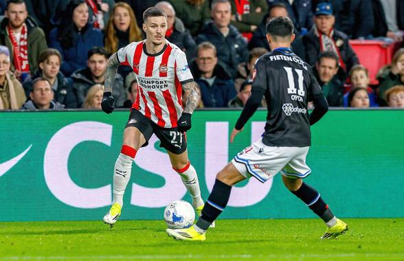 Răsturnare de scor în PSV - Heerenveen! Cum s-a mișcat Dennis Man