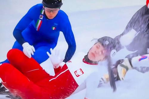 Kamila Sellier, accident teribil la Jocurile Olimpice de Iarnă 2026 / Foto: Captură X