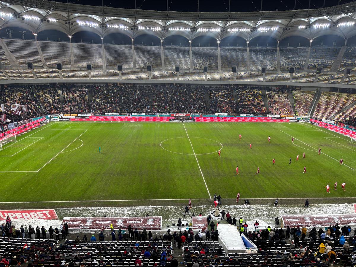Gazonul pe Arena Națională, după Rapid - Dinamo