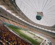 Gazonul Arenei Naționale, acoperit de zăpadă în ziua meciului Rapid - Dinamo/ foto Facebook @Rapid