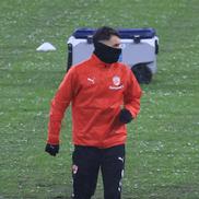 Imagini de la încălzire înainte de Rapid - Dinamo, 21.02.2026 // FOTO: Ionuț Iordache (GSP.ro)