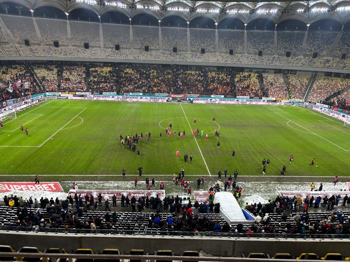 Gazonul pe Arena Națională, după Rapid - Dinamo