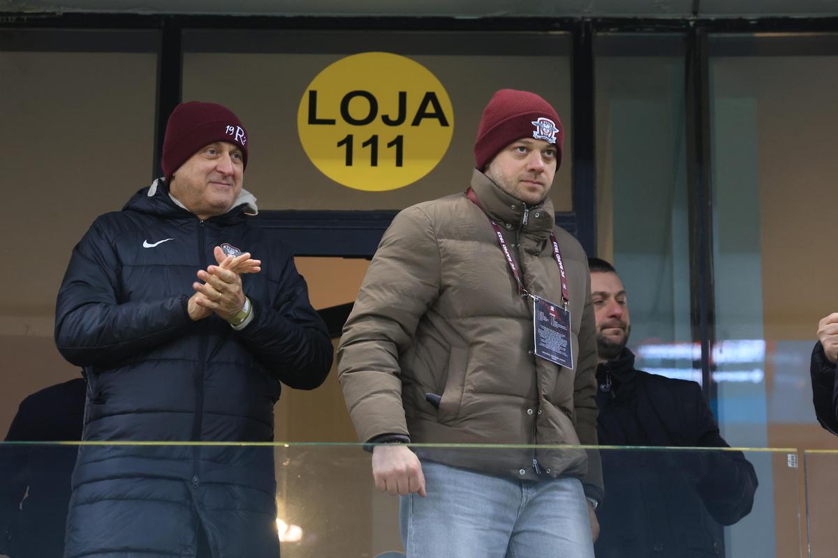 Imagini de la finalul meciului Rapid - Dinamo