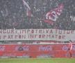 Duelul galeriilor la Rapid - Dinamo » Toate mesajele apărute pe Arena Națională: „Singuri împotriva tuturor / Cu patron informator”