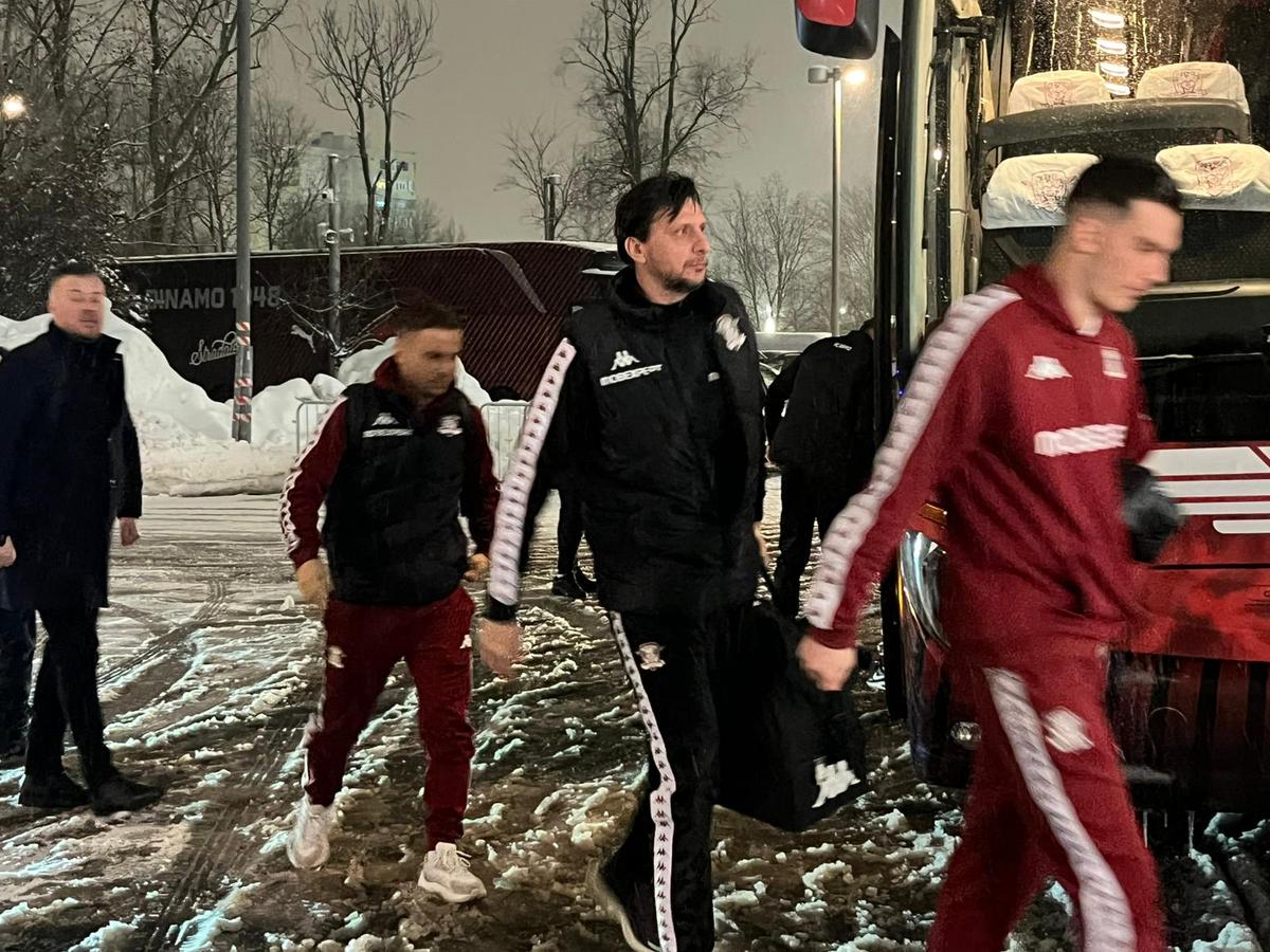 Sosire Rapid și Dinamo 21.02.2026