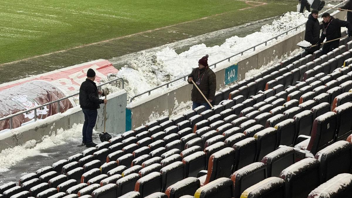 Arena Națională, cu două ore înainte de Rapid - Dinamo, etapa 28 + lojile celor două echipe