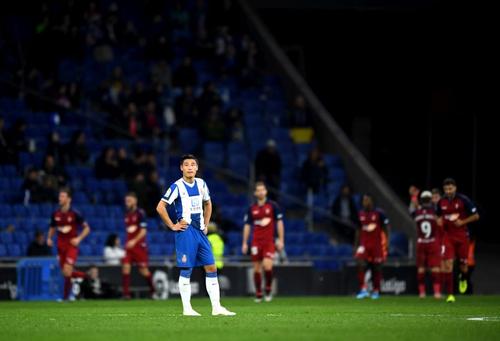 Wu Lei în tricoul lui Espanyol //Sursa: Getty