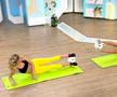 FOTO Ramona și Diana au încins atmosfera în direct la TV » Exercițiu sexy inspirat de provocarea fotbaliștilor