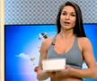 FOTO Ramona și Diana au încins atmosfera în direct la TV » Exercițiu sexy inspirat de provocarea fotbaliștilor