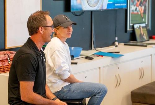 Simona Halep și Darren Cahill