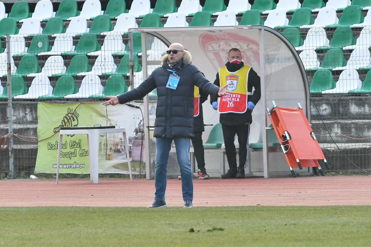 Leo Grozavu, supărat după egalul cu Gaz Metan: „Ăsta ar trebui să fie noul nostru obiectiv!”
