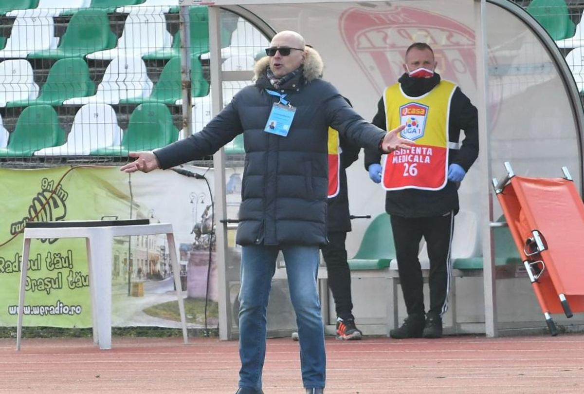 Leo Grozavu, supărat după egalul cu Gaz Metan: „Ăsta ar trebui să fie noul nostru obiectiv!”